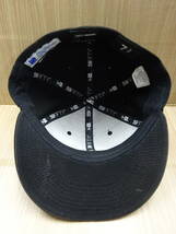 ▲▽(い-B2-163)　NEW ERA ニューエラ　キャップ　UNDEFEATED アンディーフィーテッド　ブラック　58.7㎝　ONE SIZE 帽子　中古△▼_画像4