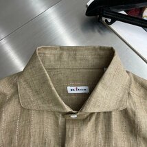 キトン　KITON　メンズ　シャツ　長袖　100%亜麻使用　カジュアル　新品　39-43　サイズ選択可能_画像4