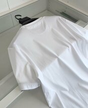BRUNELLO CUCINELLI(ブルネロ クチネリ) メンズ　半袖T-シャツ　丸首　綿　ホワイト　Lサイズ　トップス カットソー　クルーネック_画像4