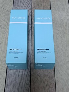 ma white Triple plus MASHI RO +++ face treatment 200g new goods unopened 2 piece set!