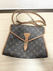 【希少品】LOUIS VUITTON ルイヴィトン ベルエア M51122 モノグラム 2way ハンドバッグ ショルダーバッグ ブラウン