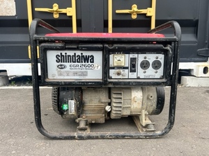 0 Tomakomai departure * there is no highest bid![ Shindaiwa * generator ]Shindaiwa*EGR2600-A engine li coil gasoline * present condition sale * direct receipt only (pick up) 