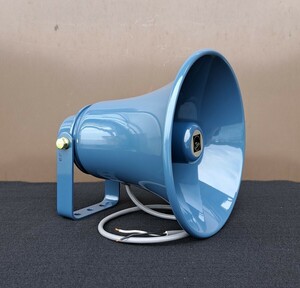 [ almost unused ]TOA horn speaker TC-10F 10W 8Ω round sound out OK present condition goods trumpet type loudspeaker wide . guide broadcast business use 