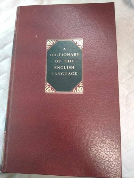 A Dictionary of the English Language サミュエル・ジョンソン 辞書　1979年　 Samuel Johnson