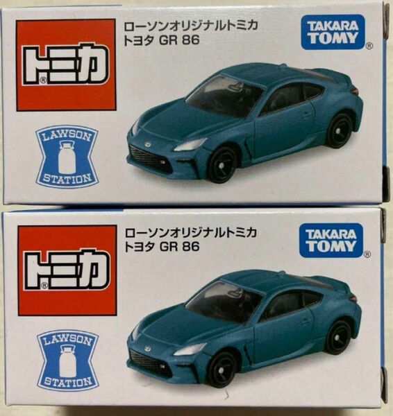 新品未使用　ローソンオリジナルトミカ トヨタ GR 86 2台セット