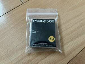 【新品未使用】　プログレードデジタル ProGrade Digital CFexpress 2.0 Type B GOLD 512GB カード (持続書込速度 850MB/s)