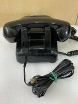 RM7783 黒電話 600-A2 昭和レトロ ダイヤル式 電話機 動作確認済 0514_画像3