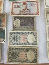RM7787 タイ　バーツ　20バーツ　パキスタン 50ルピー 紙幣 旧硬貨 韓国紙幣 1000ウォン 他 0514_画像5