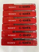 RM7811 SONY ソニー　カセットテープ ノーマル C-10HFA HF 10分　未開封 6本 0516_画像3