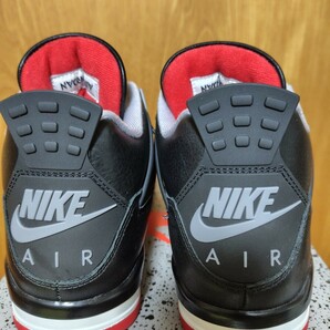 【半額〜】【極美中古】NIKE AIR JORDAN 4 RETRO ‘Bred Reimagined’ ブレッド リイマジンド US9 27cmの画像4