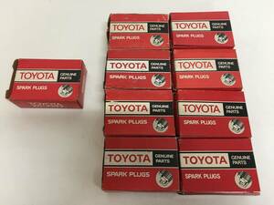 * unused storage goods TOYOTA Toyota original spark-plug W16EX-U 85 pcs set set sale old car electrical equipment parts parts 