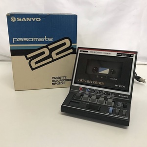 ☆SANYO MR-22DR データレコーダー 昭和レトロ カセットテープ サンヨー 三洋電機 DATA RECORDER