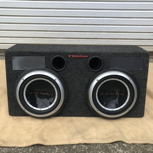 ☆Rockford Fosgate PUNCH ウーハースピーカー ロックフォード オーディオ 車載用 直接引渡し限定 茨城県笠間市