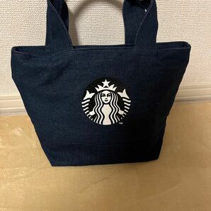 【ほぼ未使用】スターバックス　スタバ　トートバッグ　デニム　台湾限定　ベアー