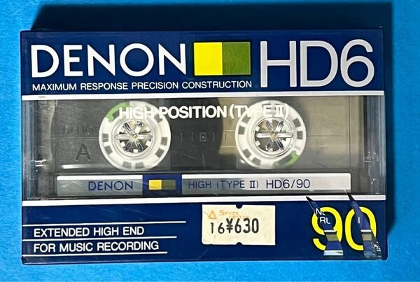 カセットテープ　DENON HD6 単品1本