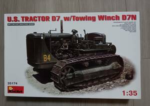 ミニアート U.S. TRACTOR D7 w/Towing Winch D7N 1/35 MiniArt