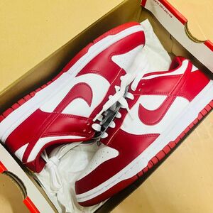 国内正規 新品 NIKE DUNK LOW RETRO gym red ジムレッド ダンク スニーカー ナイキ 26.5cm