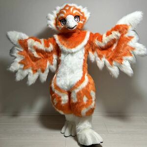 1 jpy start!ke mono cartoon-character costume bird fursuit full suit cosplay fur suit kigurumia tiger k