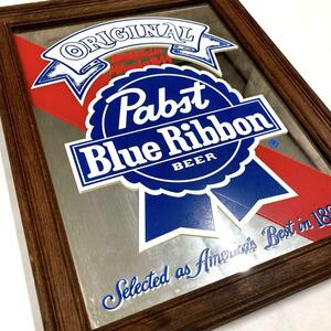 Pabst Blue Ribbon パブストブルーリボン パブミラー