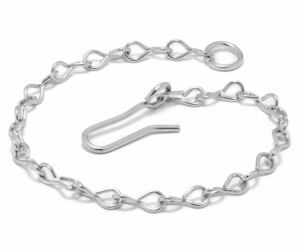 Metropolitan Police Whistle Chain ポリスホイッスル用 純正 チェーン イギリス UK GB イングランド 英国製 ニッケルメッキ シルバー色