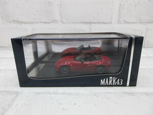 ミニカー　1/43　マーク43 MARK43　マツダ　ロードスター　ND5RC　ソウルレッドプレミアムメタリック　モデルカー 