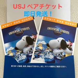 【新品】ユニバーサル・スタジオ・ジャパン　USJ チケット 2枚　ペア　2枚セット　