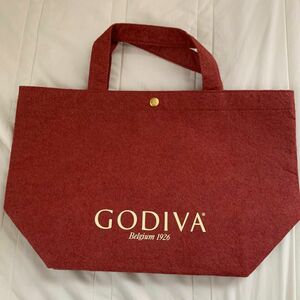 ゴディバ GODIVA トートバッグ エコバッグ エンジ