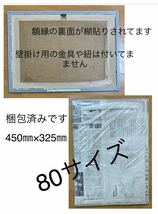 創価学会/ジャンク額縁/獅子奮迅/池田大作/聖教新聞社/額縁外枠445㎜×322㎜（A3）_画像10