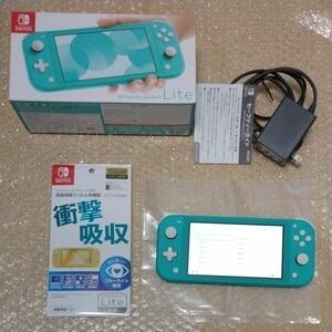 Nintendo Switch Lite ニンテンドースイッチライト ターコイズ　 新品フィルム付き