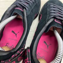 1441◎ PUMA BARBIE プーマ バービー コラボ 靴 シューズ スニーカー ローカット フラットソール カジュアル ブラック レディース23.0_画像7