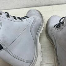 1442◎ Timberlan ティンバーランド 靴 ショート ブーツ 6ホール リアル レザー カジュアル ライトグレー レディース24.0_画像8
