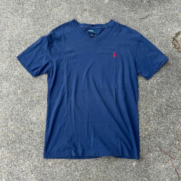 POLO RALPH LAUREN シンプル　ロゴ　tシャツ　定番　ネイビー