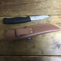 ★　モーラナイフ　コンパニオン　Morakniv Companion Heavy Duty　用　レザーシース　　レザーケース　※　新品　未使用_画像3