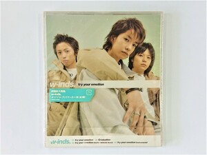 【送料無料】cd44302◆try your emotion/w-inds./未使用品【CD】