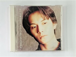 [ бесплатная доставка ]cd43474*ALL FOR LOVE/ Fujishige Masataka / б/у товар [CD]