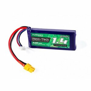 no2 Turnigy nano-tech 7.4V 1400mAh 25C50C リポ リチウムポリマー バッテリー