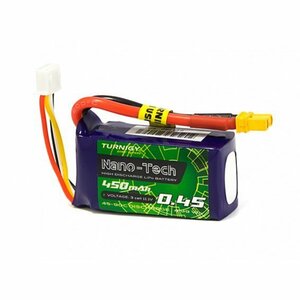 Turnigy nano-tech 11.1V 450mAh 45C90Clipo battery 