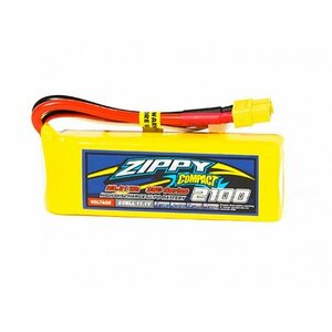 Compact 11.1V 2100mAh 35C70C ZIPPYlipo battery 