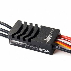 WiFi 20A アンプ ブラシレス ESC with 3A BEC (2~4S) AeroStar スピードコントローラー