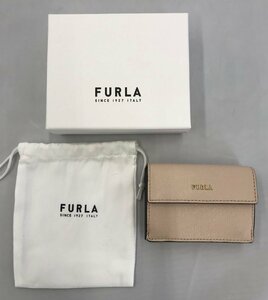 FURLA 三つ折り財布 フルラ ベージュ系 (管理番号：059104) 60