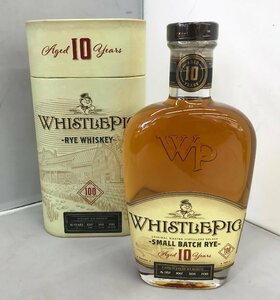 【未開栓】WHISTLEPIG RYE WHISKEY 10年 ライウイスキー 箱付 700ml 50% ホイッスルピッグ (管理番号：059123)