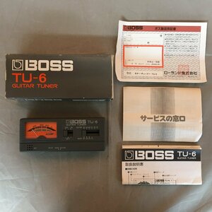 【中古品A】BOSS (ボス) ギターチューナー TU-6 GUITAR TUNER ※箱付き（管理番号：063112)