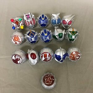 【中古品】BANDAI（バンダイ）仮面ライダーウィザード　リング29個セット　リングホルダー付き （管理番号：063107）