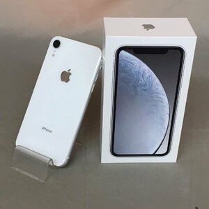 【SIMロックなし】au(エーユー) iPhoneXR 64GB MT032J/A 利用制限〇 バッテリー最大容量：84％ カラー：ホワイト(管理番号：063109)