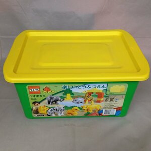 【中古品】LEGO（レゴ）楽しいどうぶつえん No.7618 付属品完備　対象年齢：1才半～ ※ケース角に破損あり（管理番号：063107)