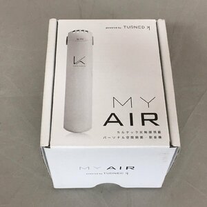 【未使用品】Kaltech（カルテック）TURNED K MY AIR パーソナル空間除菌脱臭機 首掛タイプ ホワイト KL-P01-W（管理番号：063110)