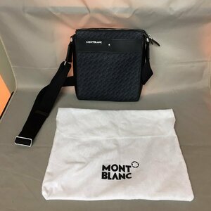 【中古品A】MONTBLANC（モンブラン）メンズショルダーバッグ　シグネチャー　MADE IN ITALY　(管理番号：063104)