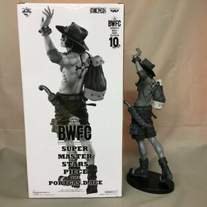 【中古品B】BANDAI(バンダイ) アミューズメント一番くじ ワンピース BWFC 造形王頂上決戦3 エース C賞 白黒トーン彩色（063111）