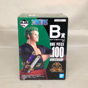 【未使用品】BANDAI(バンダイ) 一番くじワンピース　vol.100 ANNIVERSARY B賞 ロロノア・ゾロ討ち入りフィギュア（管理番号：063111）