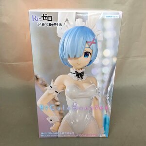 【未使用品】FuRyu(フリュー) RE：ゼロから始める異世界生活 BiCute Bunnies Figure -レム・ホワイトパールver.- (管理番号：063111）